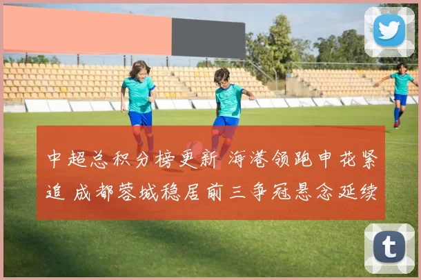 中超总积分榜更新 海港领跑申花紧追 成都蓉城稳居前三争冠悬念延续